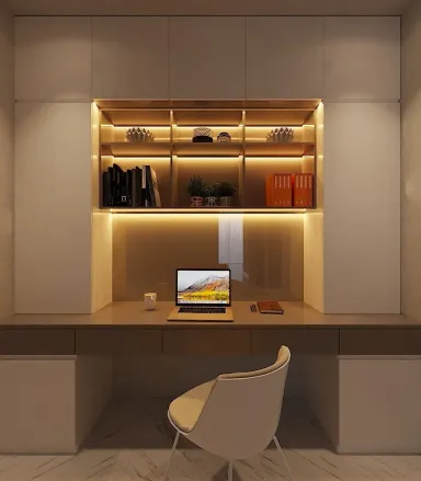 Phòng làm việc - Căn hộ Sarica Khu Sala - Phong cách Modern