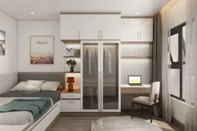 Phòng ngủ Phòng làm việc - Căn hộ tại Vinhomes Grand Park - Phong cách Modern