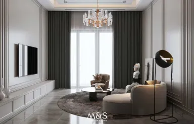 Phòng khách - Nhà phố Biên Hòa Đồng Nai - Phong cách Modern