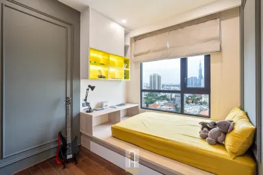  Phòng ngủ - Căn hộ D'Edge Thảo Điền - Phong cách Neo Classic 
