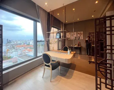 Phòng làm việc - Căn hộ 155m2 THE MARQ Quận 1 - Phong cách Modern