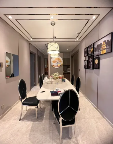 Phòng ăn - Căn hộ 155m2 THE MARQ Quận 1 - Phong cách Modern