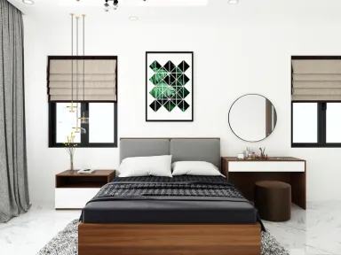 Phòng ngủ - Nhà cấp 4 ở Lộc Ninh - Phong cách Modern