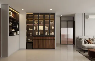 Phòng ăn - Căn hộ 85m2 Vinhomes Grand Park - Phong cách Modern