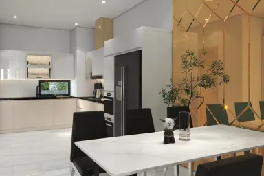 Nhà phố 4 tầng - Phong cách Modern + Scandinavian