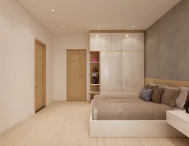 Phòng ngủ - Nhà phố 4 tầng - Phong cách Modern + Scandinavian