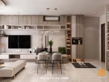 Phòng ăn - Căn hộ Vinhomes Ba Son - Phong cách Modern