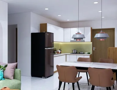 Phòng ăn - Căn hộ Vinhomes Grand Park Quận 9 - Phong cách Scandinavian
