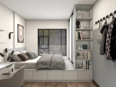 Phòng ngủ - Căn hộ Quận 7 - Phong cách Modern