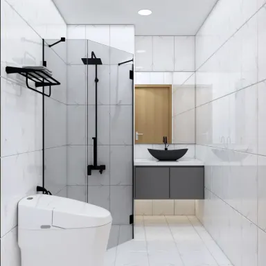  Phòng tắm - Căn hộ Green Town Bình Tân - Phong cách Modern 