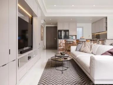 Phòng khách - Căn hộ Xi Grand Court Quận 10 - Phong cách Modern