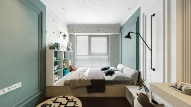  Phòng ngủ - Căn hộ Newton Residence - Phong cách Neo Classic 