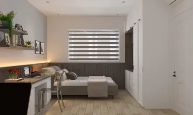 Phòng ngủ - Căn hộ chung cư Mỹ Phúc Quận 8 - Phong cách Modern