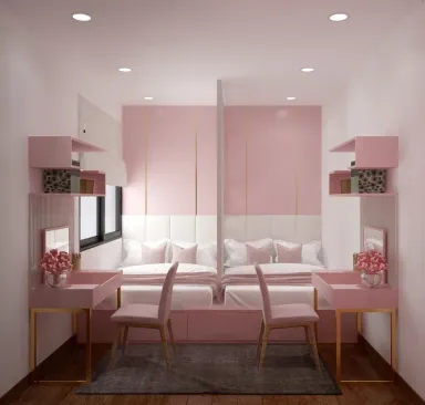  Phòng ngủ - Căn hộ Opal Boulevard - Phong cách Modern 