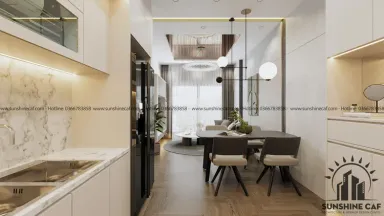 Phòng ăn - Căn hộ Kingston Residence - Phong cách Modern