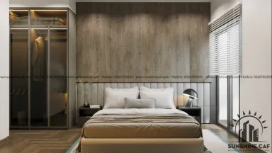 Phòng ngủ - Căn hộ Kingston Residence - Phong cách Modern