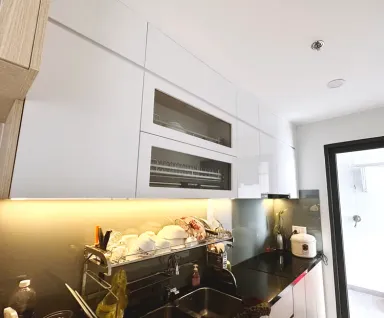  Phòng bếp - Căn hộ mẫu Thuận An, Bình Dương - Phong cách Modern 