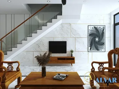 Phòng khách - Nhà phố KĐT Vạn Phúc City - Phong cách Modern