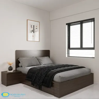Phòng ngủ - Căn hộ chung cư tại Bình Dương - Phong cách Minimalist