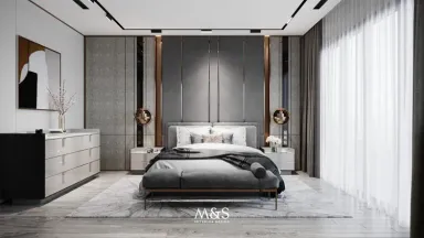 Phòng ngủ - Nhà phố Nine South Nhà Bè - Phong cách Modern