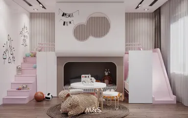 Phòng cho bé - Nhà phố Nine South Nhà Bè - Phong cách Modern