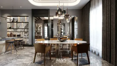 Phòng ăn - Villa Bình Lợi, Quận Bình Thạnh - Phong cách Modern