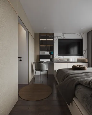  Phòng ngủ - Căn hộ duplex D'Lusso Quận 2 - Phong cách Modern 