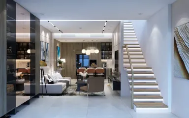  Cầu thang - Nhà phố An Giang - Phong cách Modern 