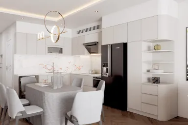 Phòng ăn - Căn hộ tại Tân Bình - Phong cách Modern