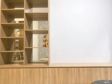 Phòng khách - Căn hộ chung cư Lovera Vista Khang Điền - Phong cách Scandinavian + Modern