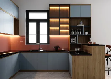 Nhà phố Bình Dương 75m2 - Phong cách Modern