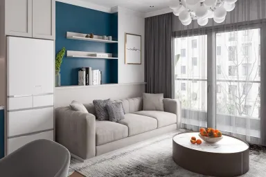 Căn hộ Saigon South Residences - Phong cách Color Block + Modern