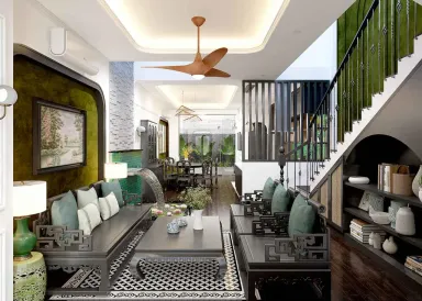 Nhà phố Takara Residence Bình Dương - Phong cách Indochine