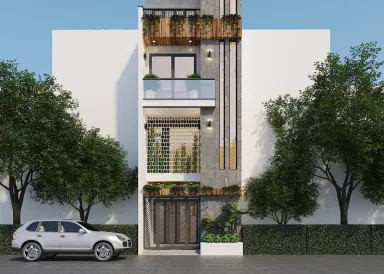 Nhà phố Quận 4 - Phong cách Modern