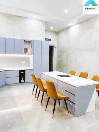 Phòng ăn - Nhà phố Nhơn Trạch, Đồng Nai - Phong cách Modern