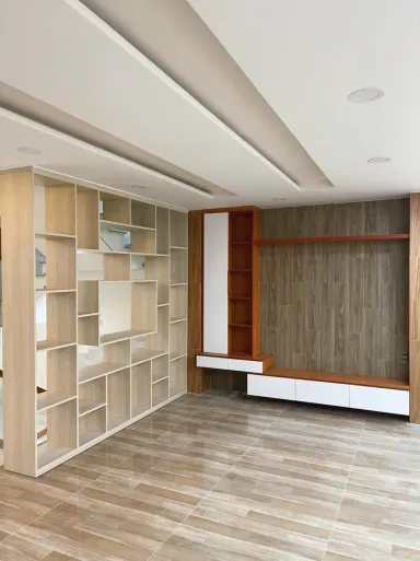 Phòng khách - Nhà phố Q.12 - Phong cách Modern