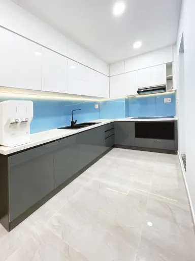  Phòng bếp - Căn hộ chung cư H2 Hoàng Diệu - Phong cách Modern + Minimalist 