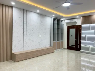 Phòng khách - Nhà liền kề KĐT Vạn Phúc - Phong cách Modern
