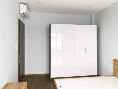 Phòng ngủ - Căn hộ dịch vụ tại Thủ Đức - Phong cách Modern