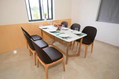 Phòng ăn - Nhà mẫu dự án Thành Đô, Cần Thơ - Phong cách Scandinavian