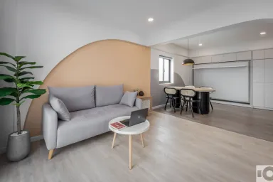 Phòng khách - Căn hộ chung cư An Lộc - Phong cách Minimalist