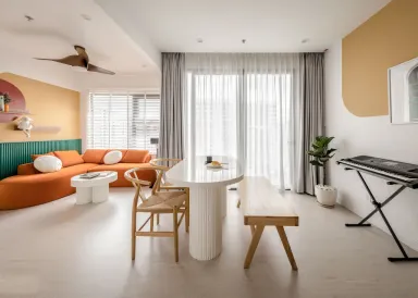 Căn hộ S503 Vinhomes Grand Park - Phong cách Minimalist + Color Block