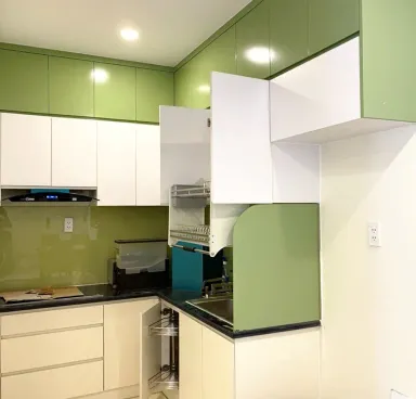Phòng bếp - Căn hộ Dream Home Quận 8 - Phong cách Modern