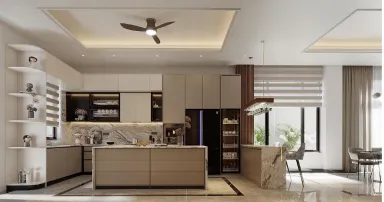 Phòng bếp - Biệt thự Long Thành - Phong cách Modern