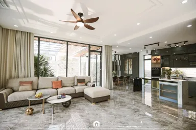 Phòng khách - Biệt thự Bà Rịa - Phong cách Modern