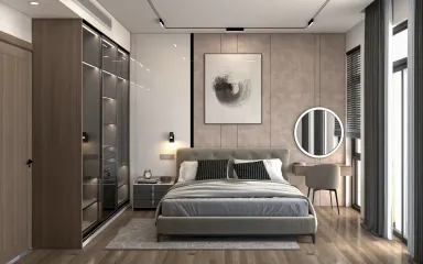 Phòng ngủ - Nhà phố Bà Rịa 500m2 - Phong cách Modern