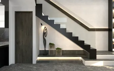  Cầu thang - Nhà phố Bà Rịa 500m2 - Phong cách Modern 