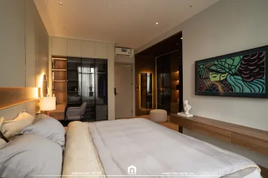 Phòng ngủ - Nhà phố Bà Rịa 400m2 - Phong cách Modern