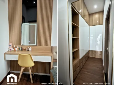 Phòng ngủ - Biệt thự Hòa Long 302m2 - Phong cách Modern