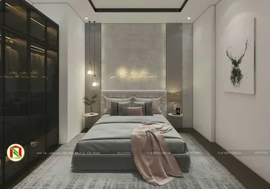 Phòng ngủ - Nhà phố Quận Tân Bình - Phong cách Modern